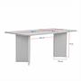 Linza Table Wood White 9