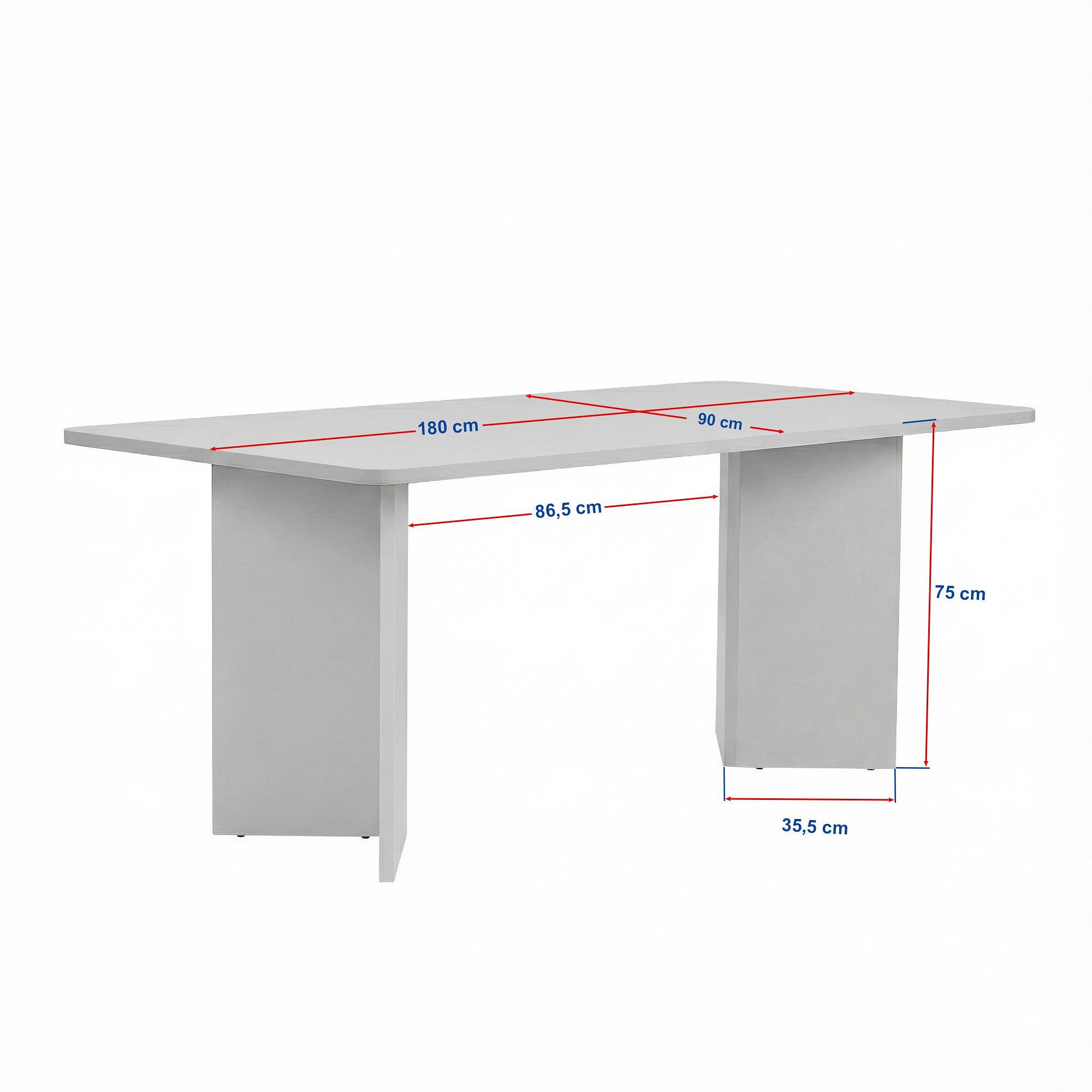 Linza Table Wood White 9