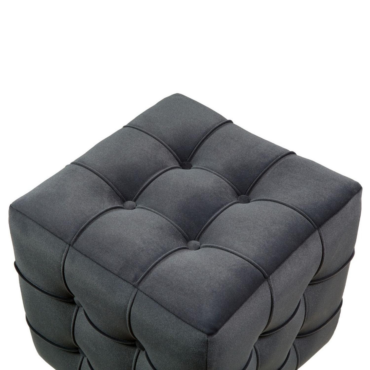 Lizbon Hocker Grau 3