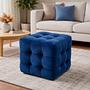 Lizbon Hocker Blau 1