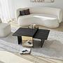 Luna Table Set of 2 Black 3