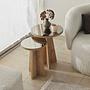 Luna 2 Side Table Set of 2 Sapphire Oak 1