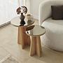 Luna 2 Side Table Set of 2 Sapphire Oak 5