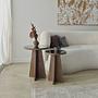 Luna 2 Side table Set of 2 Walnut 2