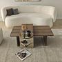 Luna 2 Table Set of 2 Walnut Look 5