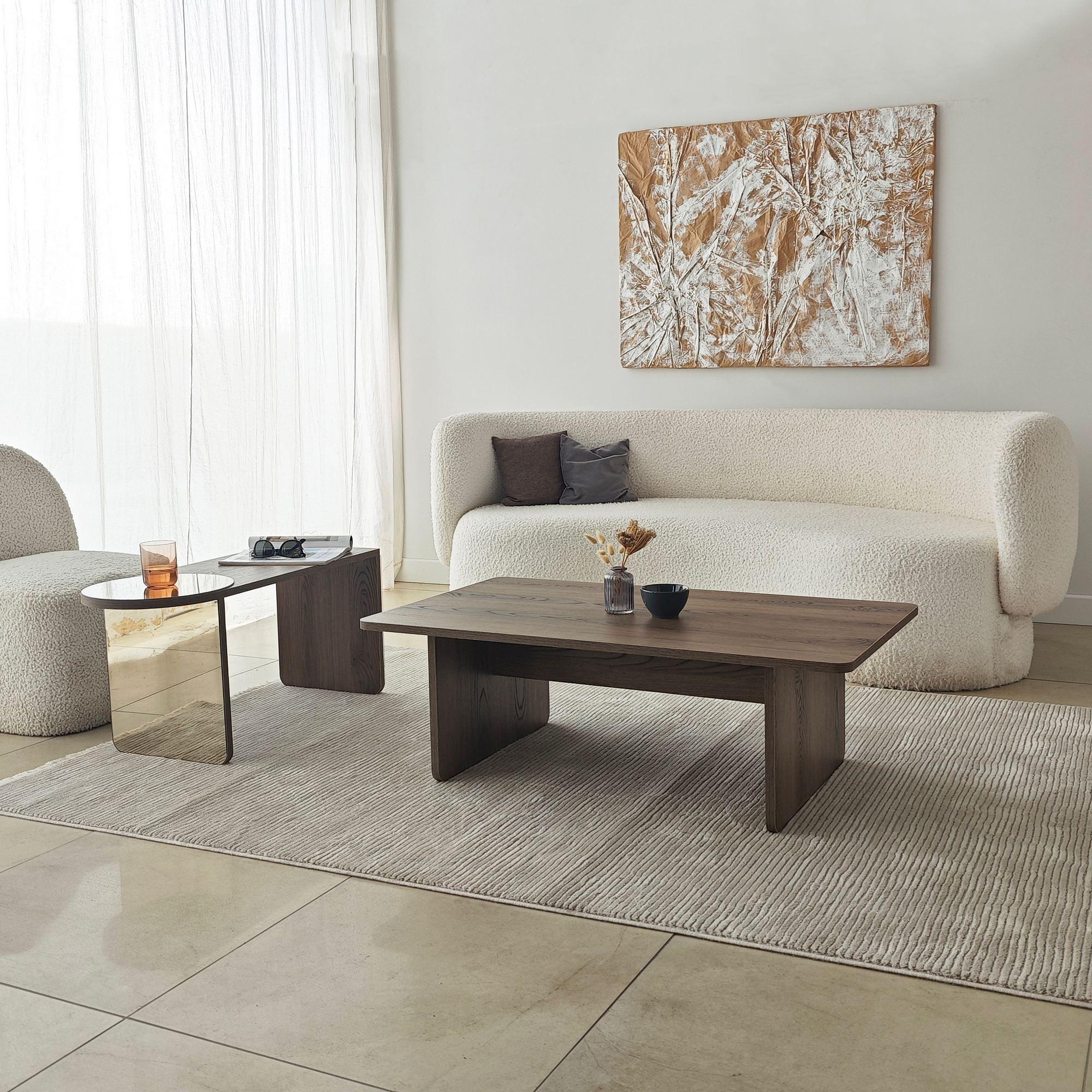 Luna 2 Table Set of 2 Walnut Look 6