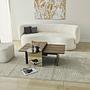 Luna 2 Tisch 2er Set Nussbaum Optik 9