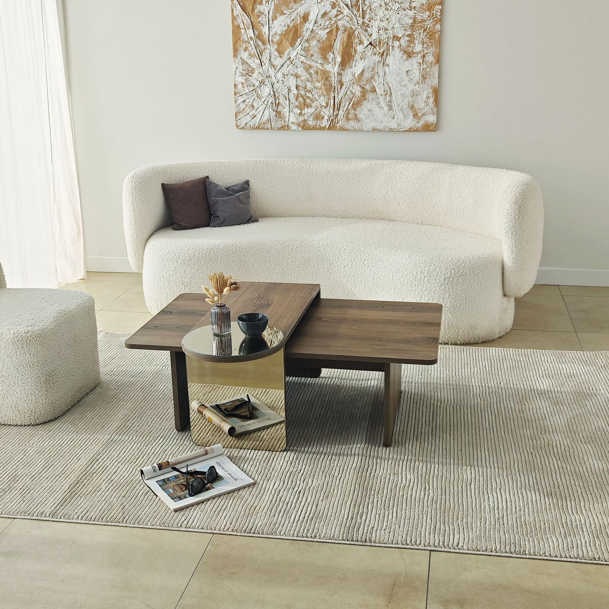 Luna 2 Tisch 2er Set Nussbaum Optik 9