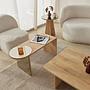 Luna 4 Table Set of 4 Sapphire-Oak 4