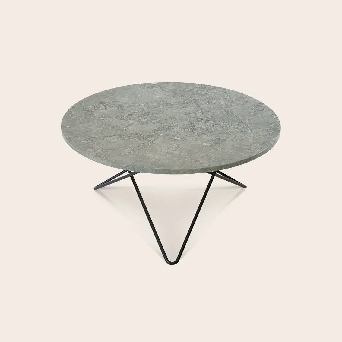 O Couchtisch Marmor Grau Ø 80cm 0