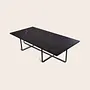 Ninety Couchtisch Marmor Schwarz 120 x 60cm 0