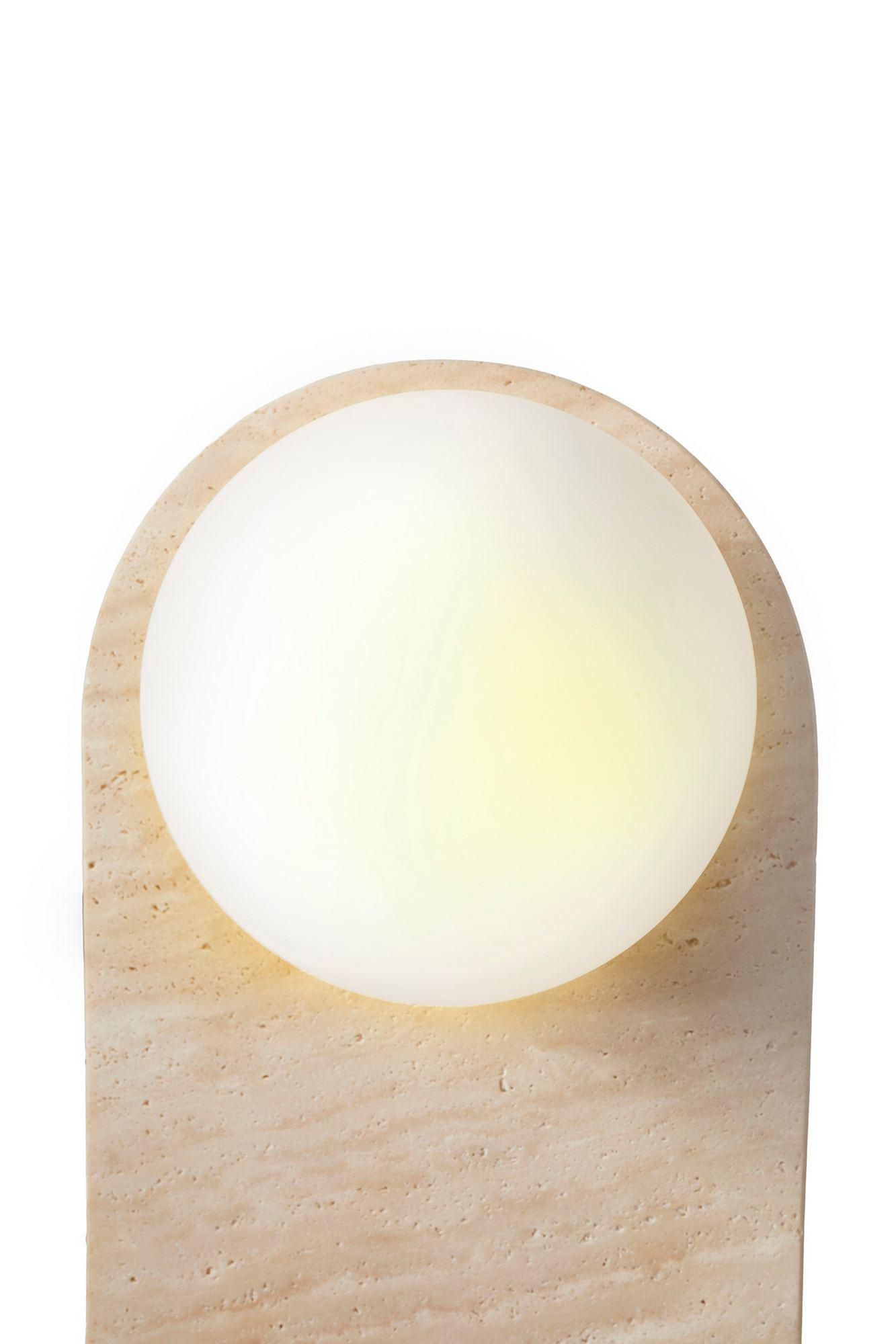 Tor Wall Lamp Travertine White 6