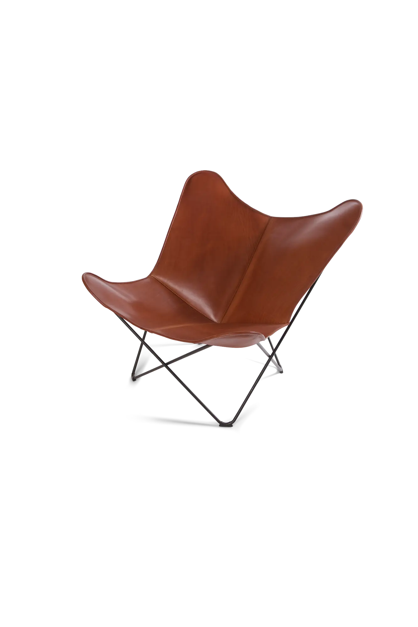Merolina Stuhl Leder Cognac 0