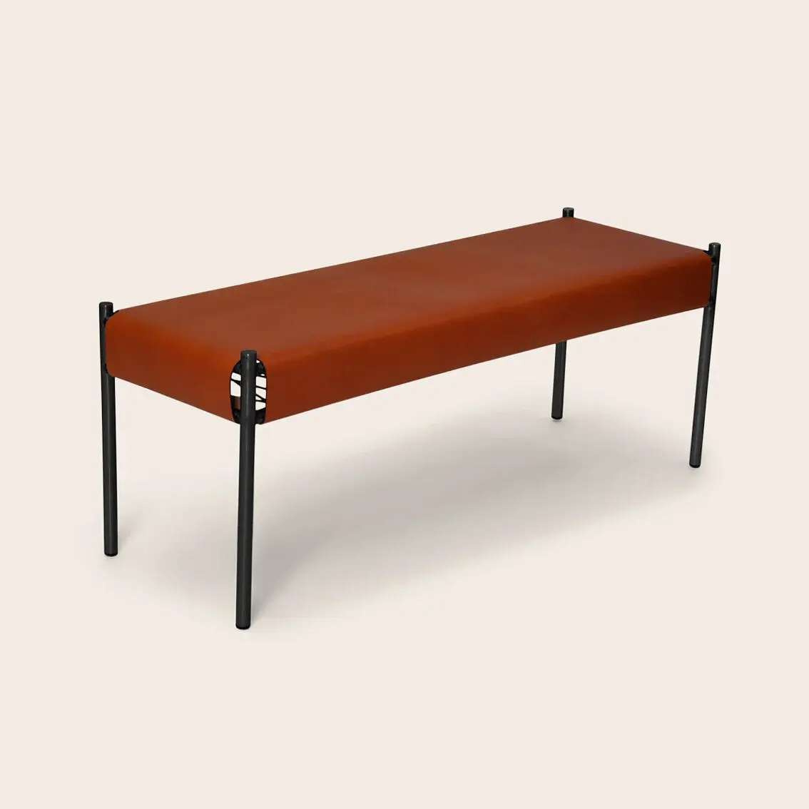 Day Bench Leather Cognac 0