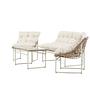 Tina Sofa-Set Polyrattan Stahl Cream 2