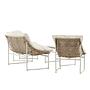 Tina Sofa-Set Polyrattan Stahl Cream 8