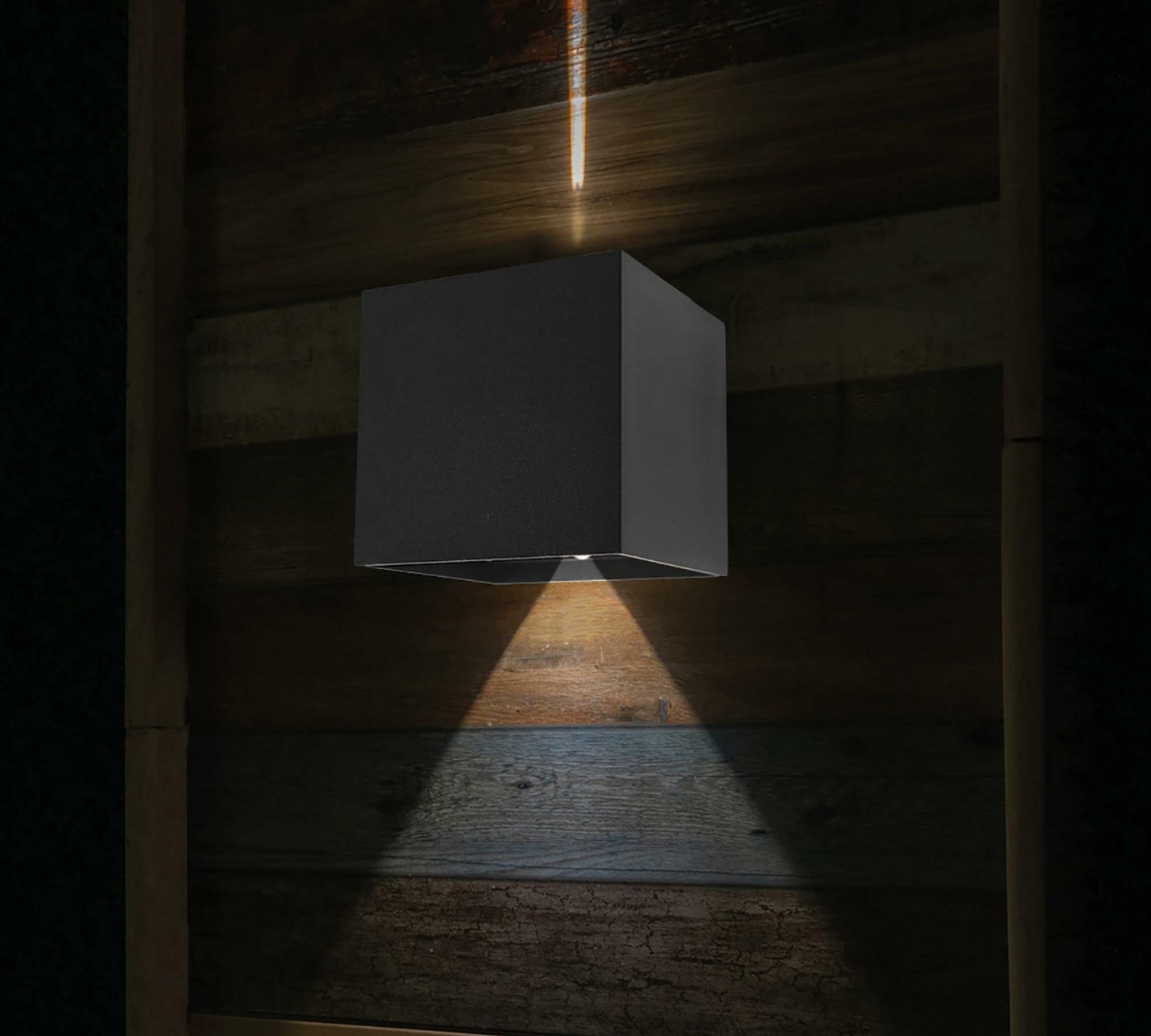 LED-Outdoorleuchte Schwarz 0