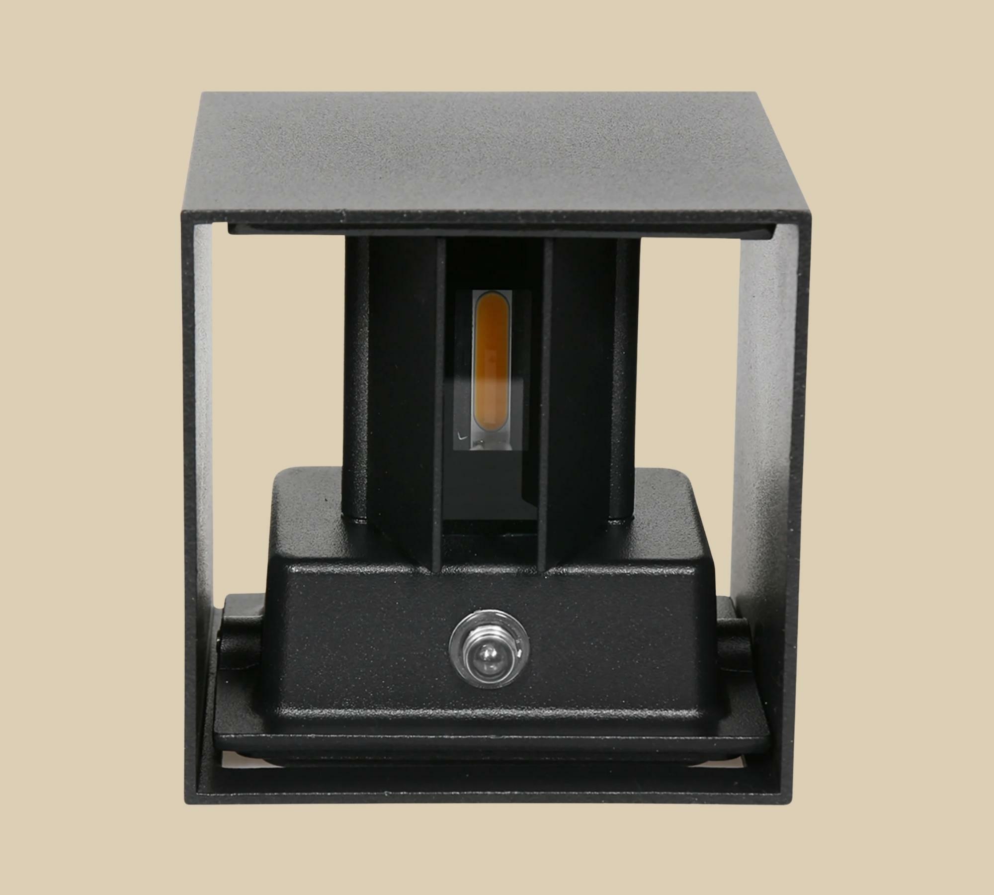 LED-Outdoorleuchte Schwarz 6