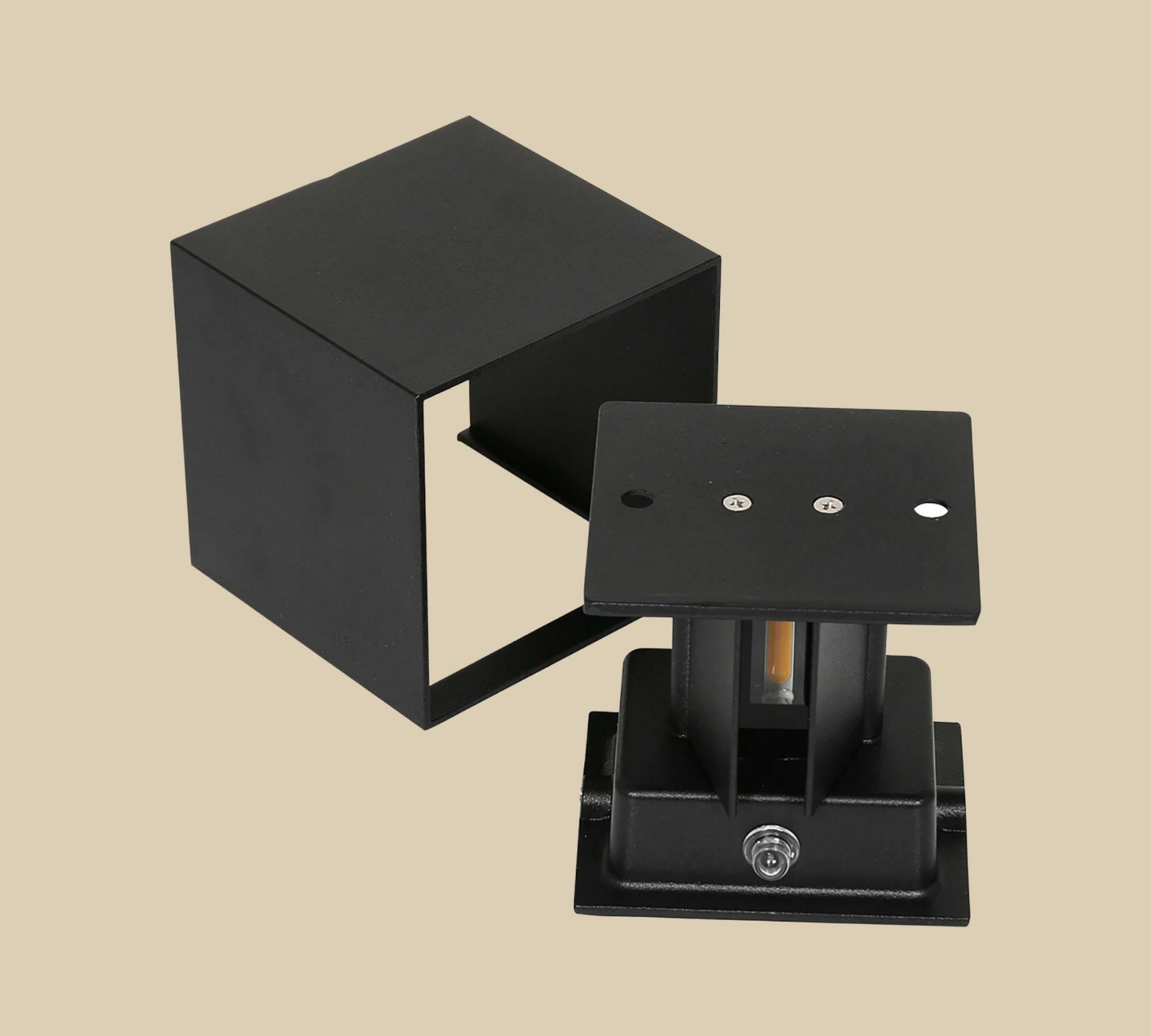 LED-Outdoorleuchte Schwarz 7