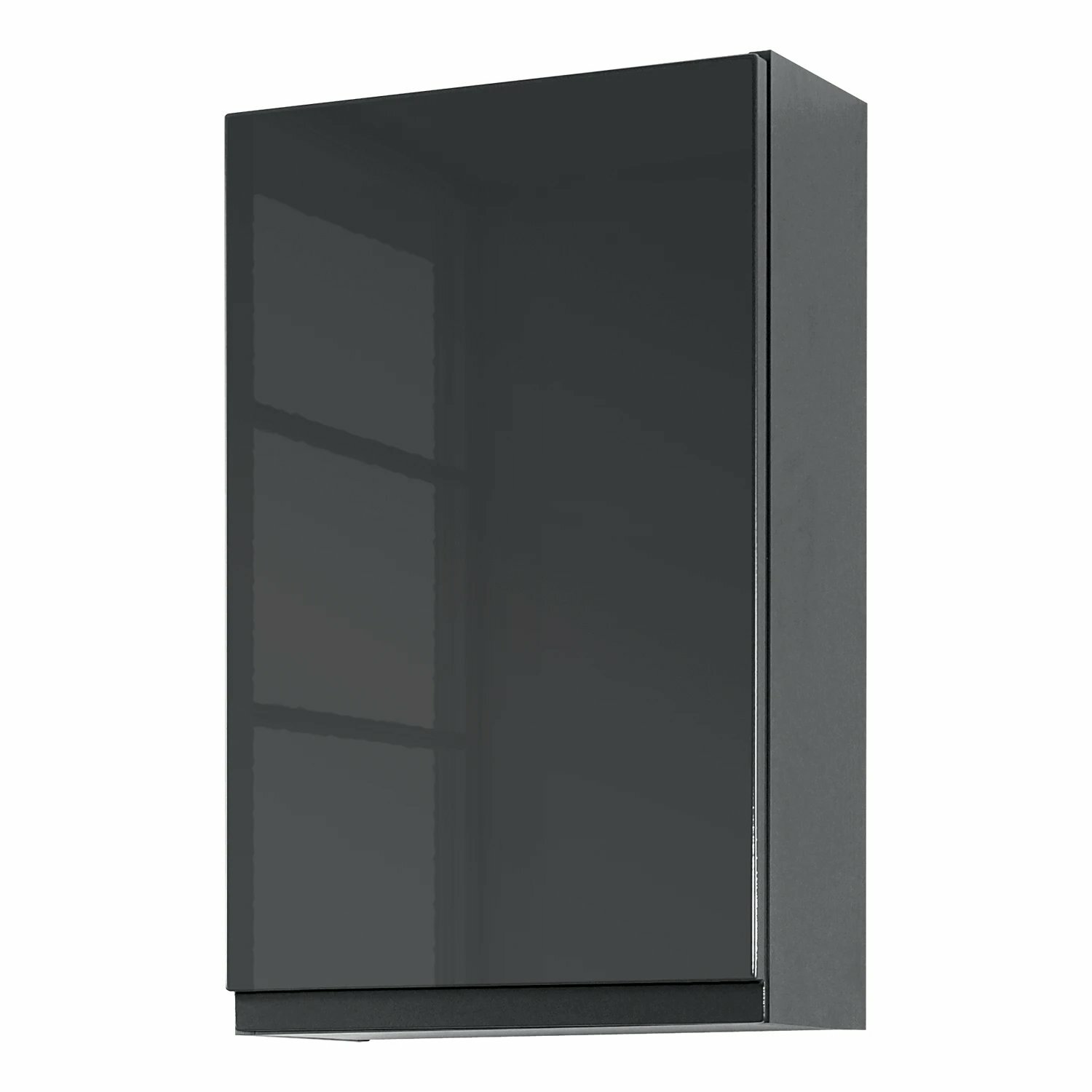 Hängeschrank Holz Grau 0