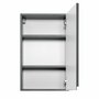 Hängeschrank Holz Grau 1