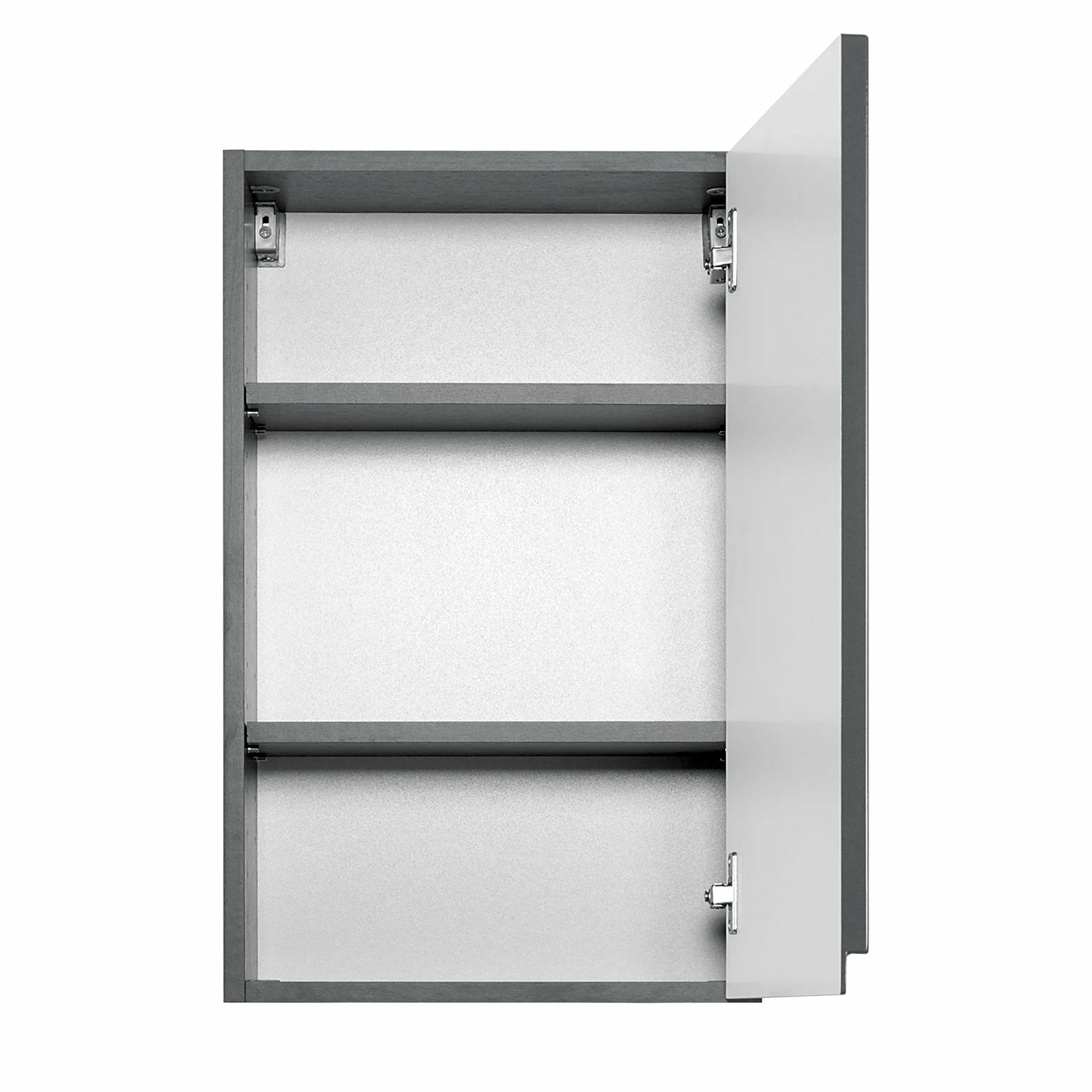 Hängeschrank Holz Grau 1