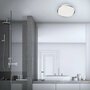 LED ceiling light 1-flame plastic white 1
