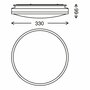 LED-Deckenleuchte 1-flammig Kunststoff Weiß 3