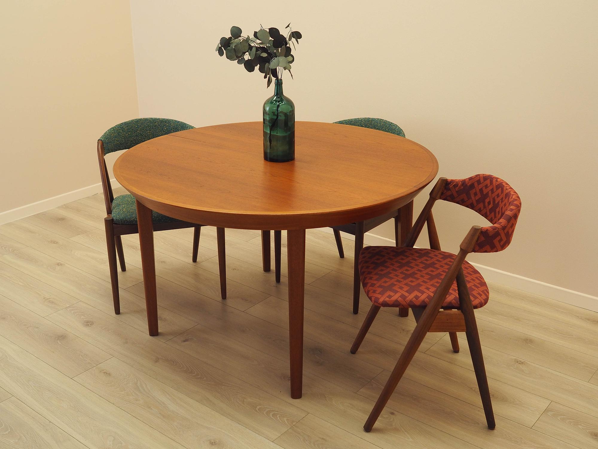 Tavolo rotondo teak marrone 4