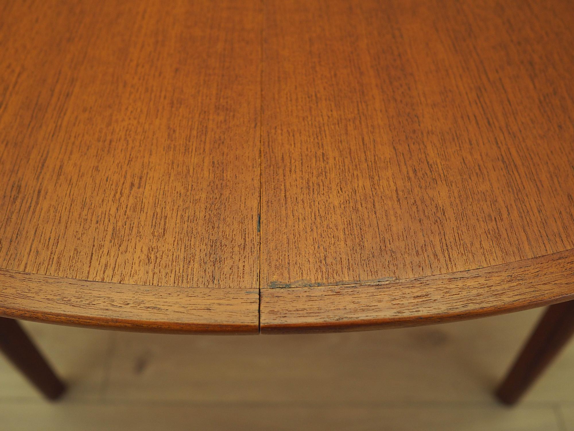 Rundertisch Teak Braun 7