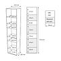 Unit U1-1 Shelving Unit Steel Lemon Yellow 6