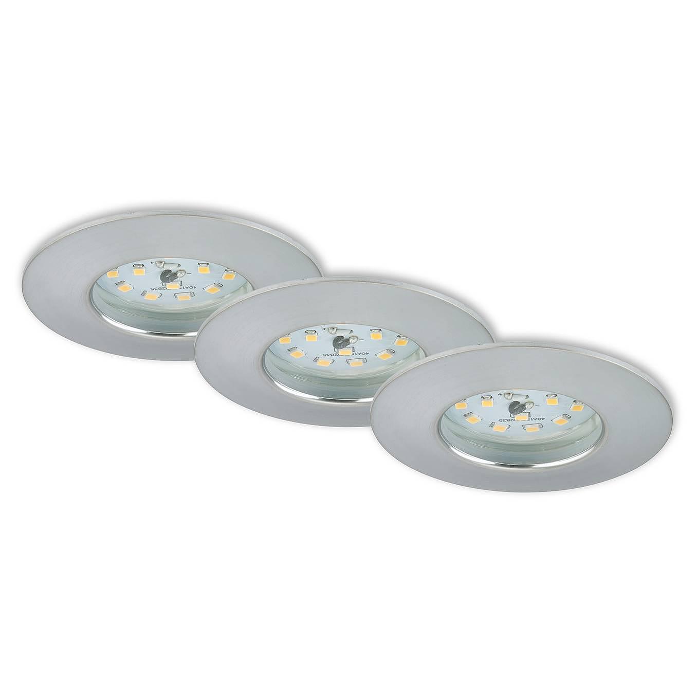 Attach One LED-Einbauleuchte Silber 1