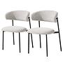 2x Podington Upholstered Chair Light Grey 1