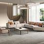 Modulares Sofa Récamiere Rechts Sand 3