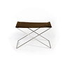 OX Hocker Klein Leder Mocca 0