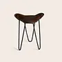 Trifolium Stool Leather Mocha 0