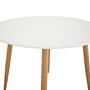 Plaza Esstisch Weiß Ø 100cm 3