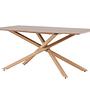 Piazza Dining Table Mocha 90 x 180cm 4