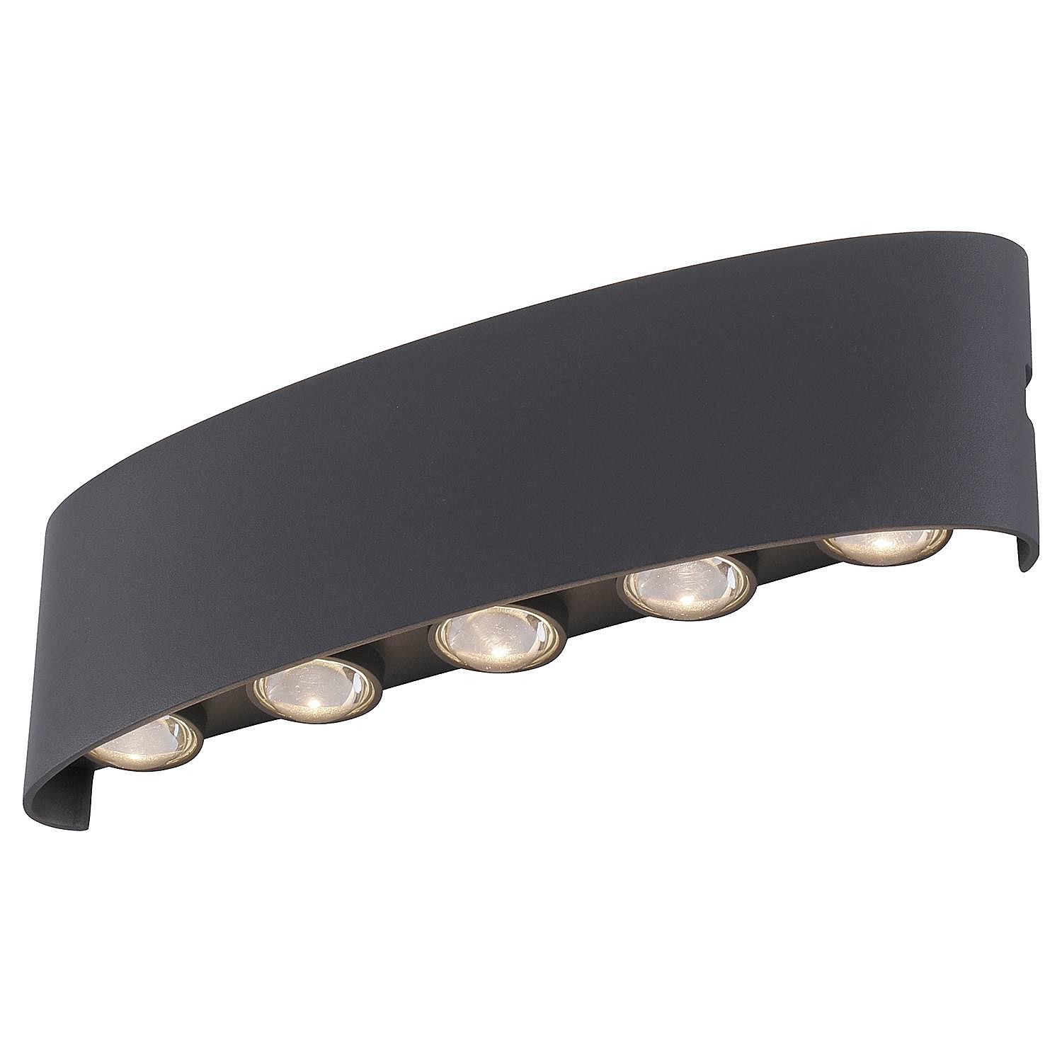 Calle Wall Lamp Aluminium Black 1
