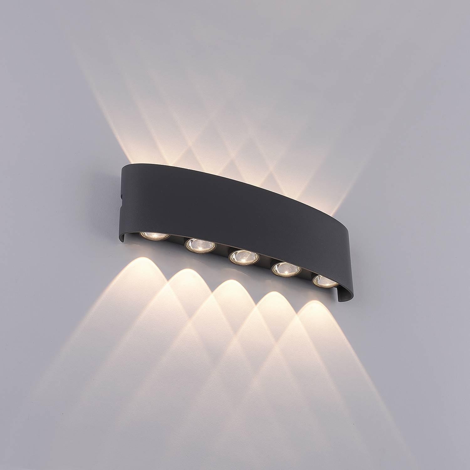 Calle Wall Lamp Aluminium Black 4