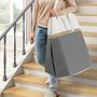 2x Abumi Laundry Basket Grey 3