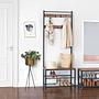 Webberville Compact Wardrobe Brown 4