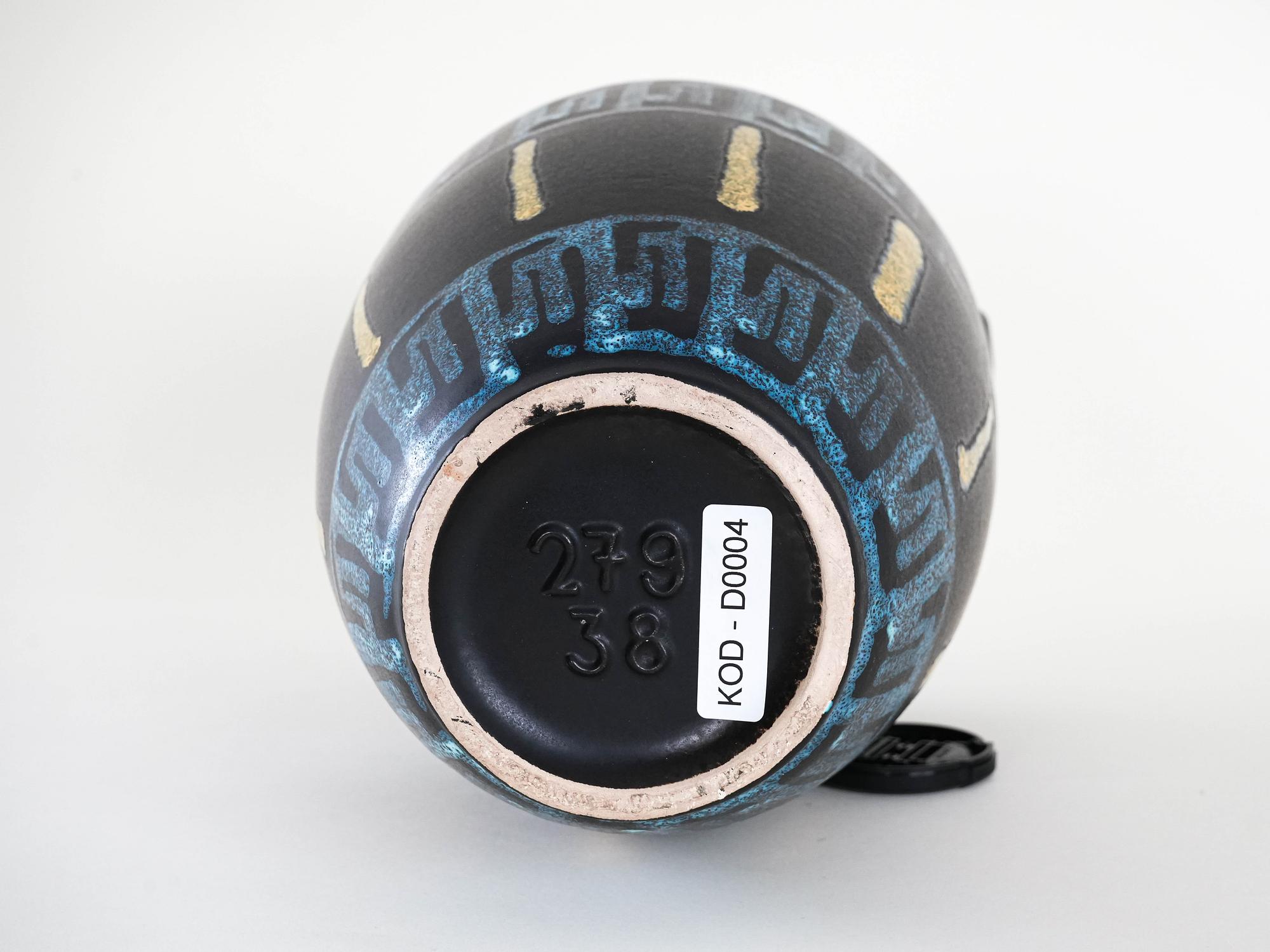 Ceramic vase Blue 7