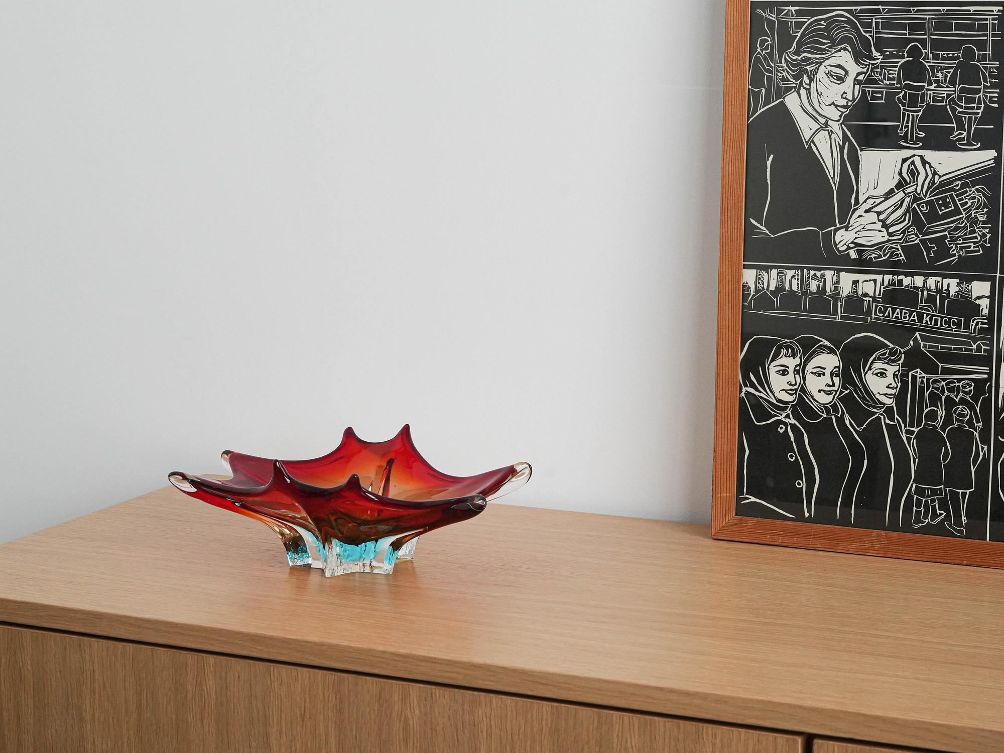 Murano glass plate 1