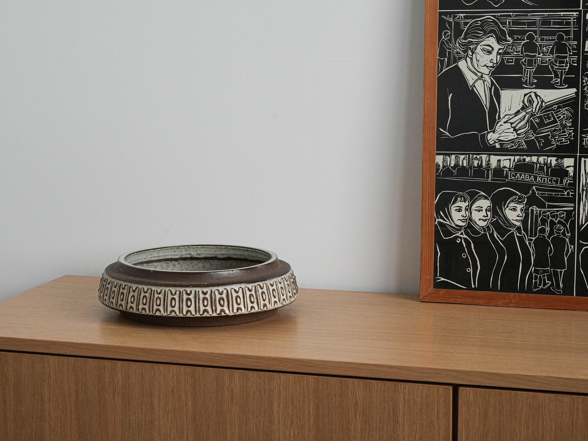 Ceramic bowl Brown 1