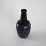 Vase Steinzeug Blau 5