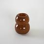 Glass vase Caramel 5