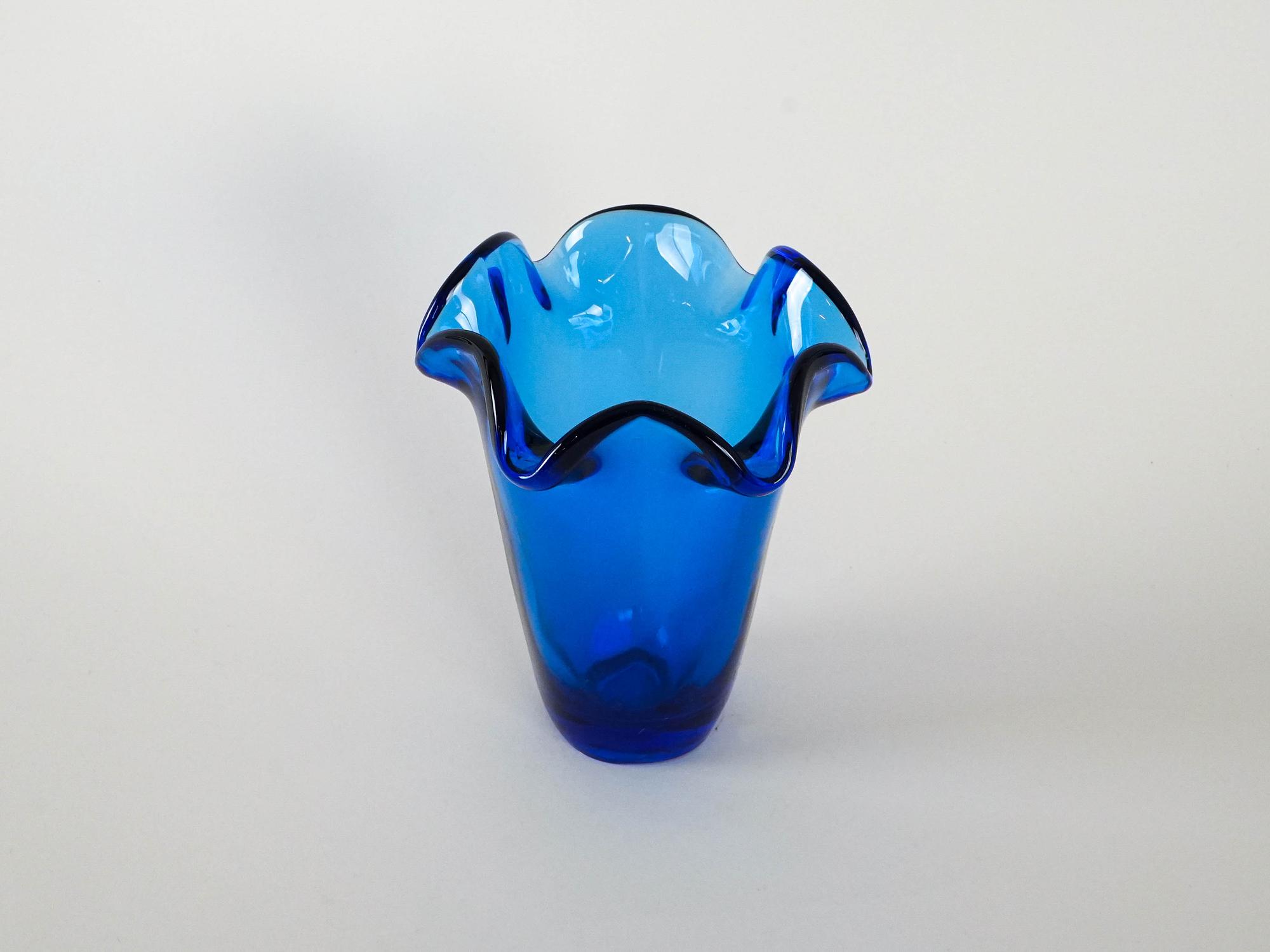 Vase Kobaltblau 4
