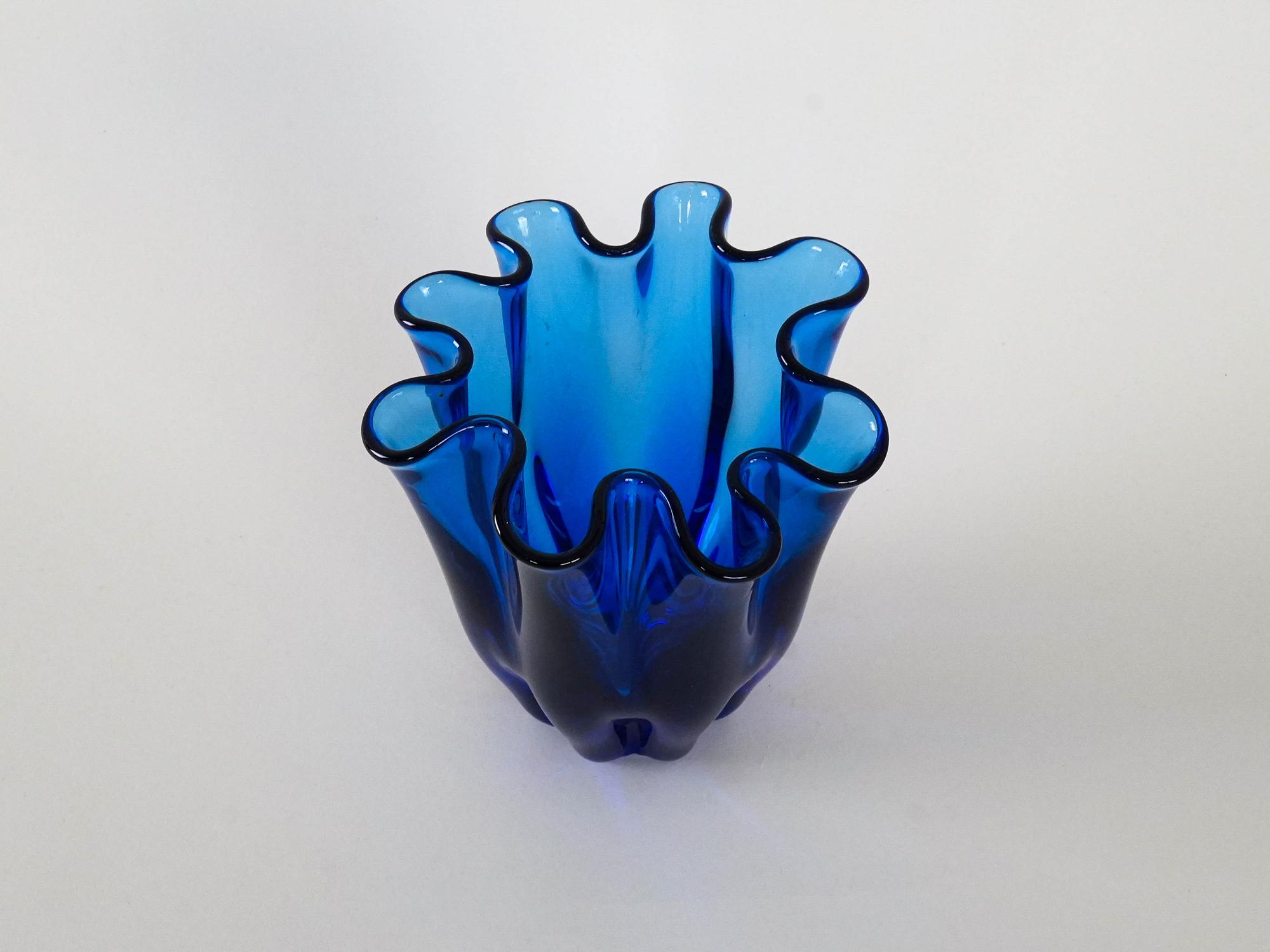 Vase Kobaltblau 5