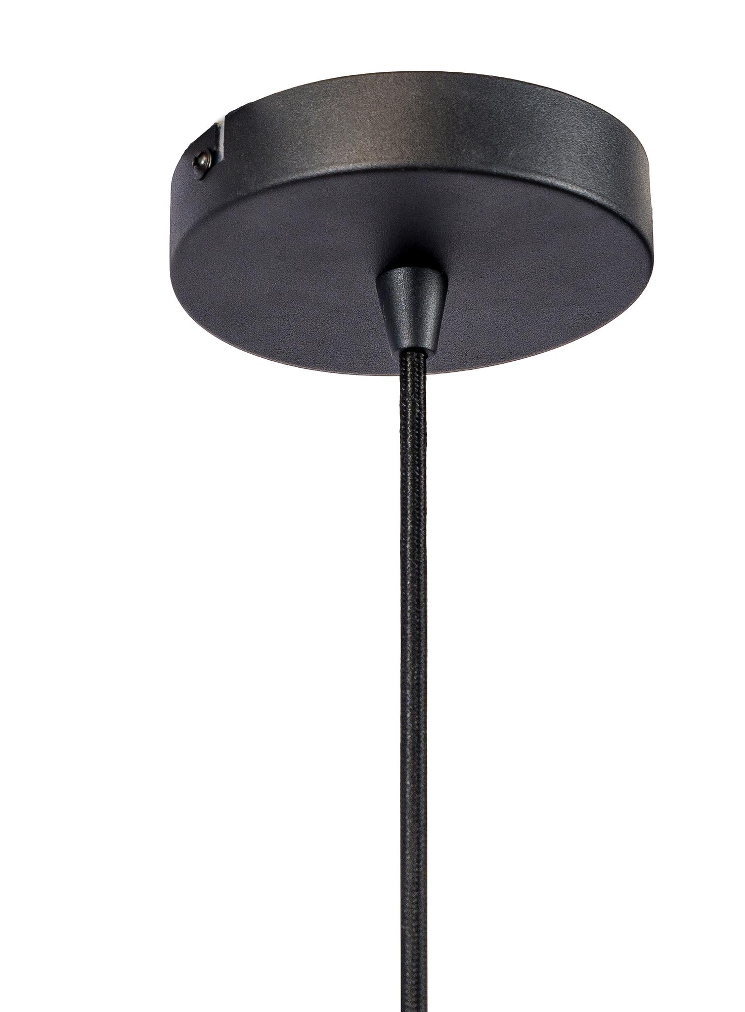 Pendelleuchte Metall Schwarz 5
